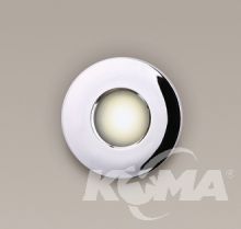 IP65 oprawa wpuszczana 1x35W g5.3 12V chrom z kółkiem